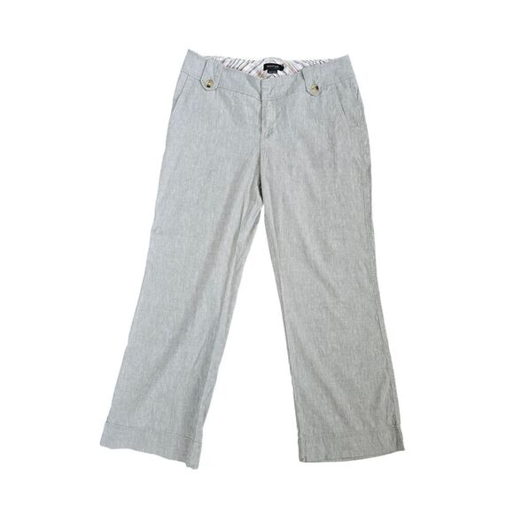 Womyn Size 10 Linen Blend Trousers Casual & Comfortable Classic Essentials - Picture 1 of 7